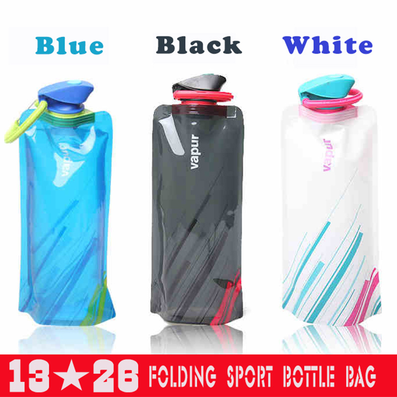 Portable 700ML Foldable Water Bottle Sports Outdoor Camping Hiking Waterbags